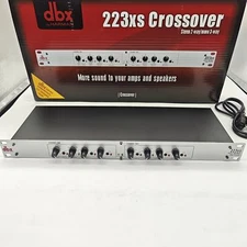 DBX By Harman 223xs Crossover Stereo 2-Way / Mono 3-Way in Box w/ Manual
