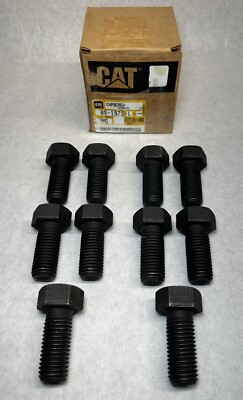 NEW (Lot of 10) OEM Genuine CAT Caterpillar 0S-1973 Cap Screw Hex Head Bolt
