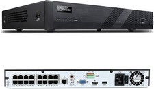 Boavision 16CH H.265 4K PoE Security NVR support 8MP/5MP/4MP Guard Viewer APP