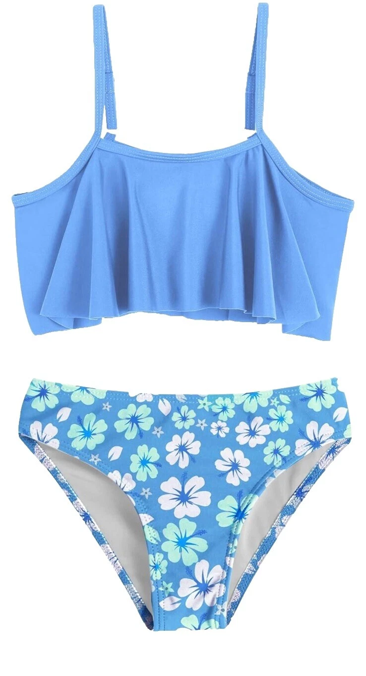 Traje de Baño sintética Azul para Niñas