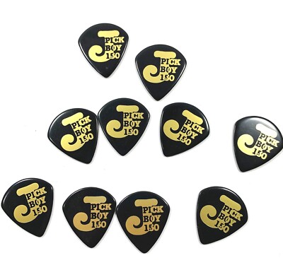 Pickboy Guitar Picks 10 Pack Celluloid Jazz Size 1.50mm Extra Heavy