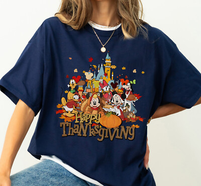 Disney Mickey and Friends Happy Thanksgiving Autumn Unisex