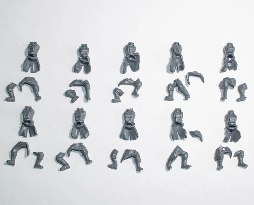 Warhammer 40K Death Korps of Krieg Legs and Torso x 10 Bits (Bitz)