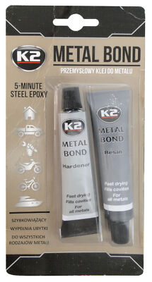 2-Komponenten Metallkleber Industriestark, Flüssigmetall - METAL BOND - 56g