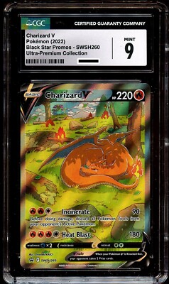 ポケモンカード Pokemon Card Lot　Charizard CGC 9 MINT Charizard V SWSH260 FULL ART HOLO 260 SWSH PROMO