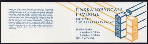Sweden 1967 - Finnish Settlers - MNH Booklet - Picture 2 of 2