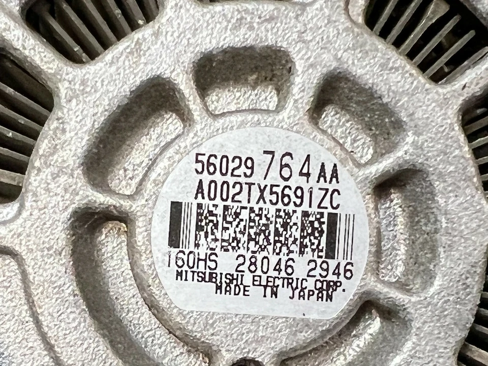 ✅ ALTERNADOR 2013-2021 DODGE RAM 1500 ALTERNADOR A002TX5691ZC MOPAR OEM Foto 3 de 4