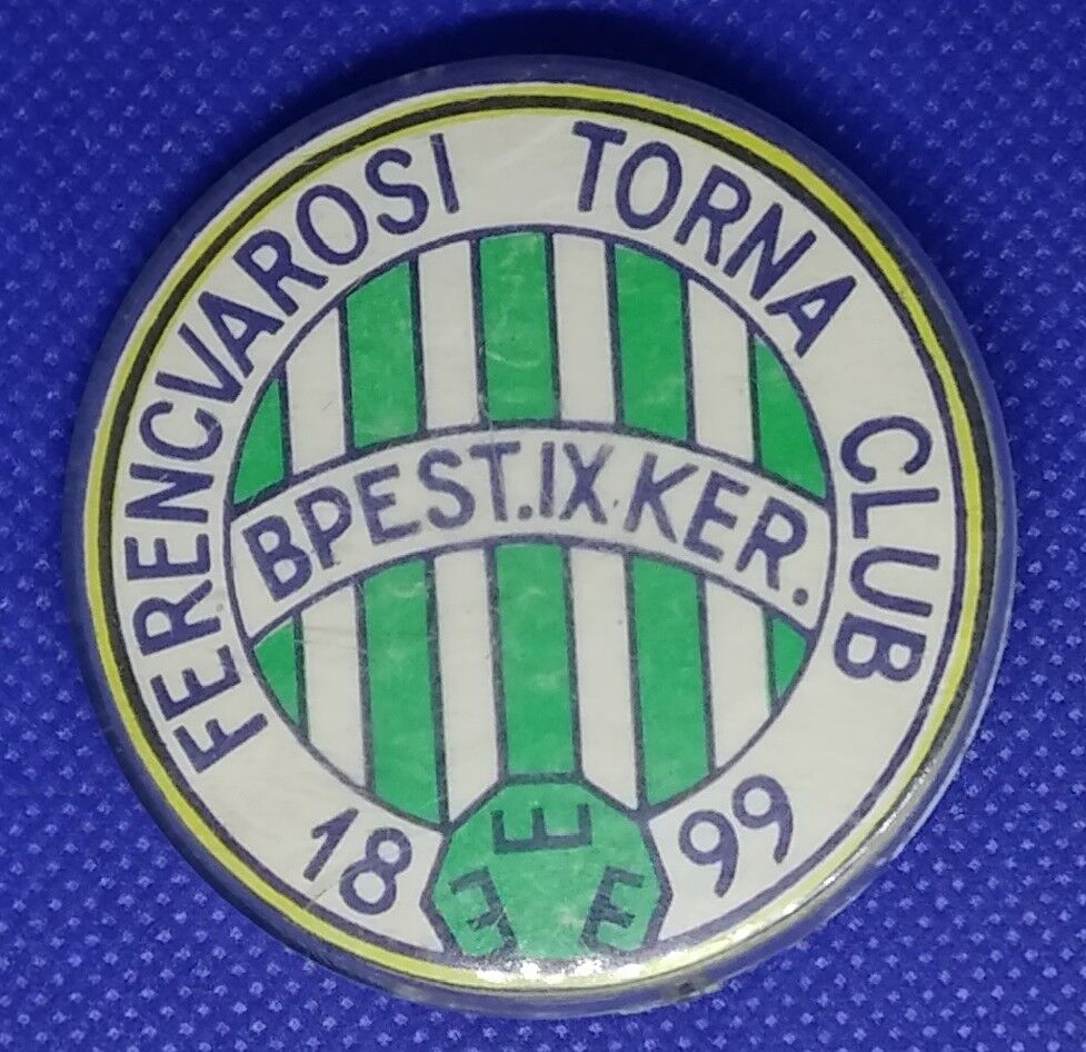 FERENCVAROSI TC. FOOTBALL CLUB. Vintage Soviet pin badge. Rarity.