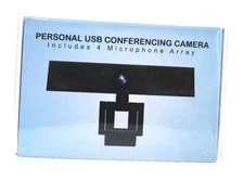 New-in-box personal USB Conferencing Camera- 4 Mic Array