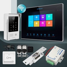 HOMSECUR 7" Hands-free WIFI Video Audio Home Intercom Password Access for House