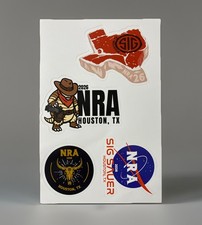 Sig Sauer Sticker Sheet 4 Sig Stickers - Nra 2026 - Limited Promo Rare