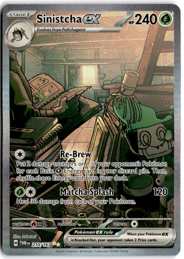 Sinistcha ex - Special Illustration Rare SV06: Twilight Masquerade 210/167 NM