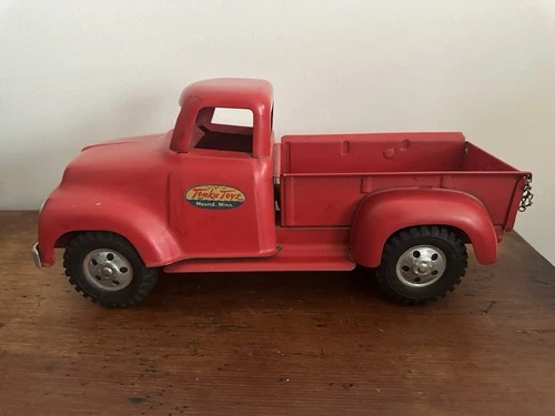 1956 Tonka Toys Red Pickup Truck Original Excellent Condition Estate Find