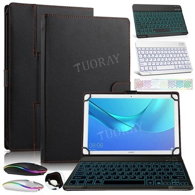QWERTZ Beleuchtet Tastatur Hülle für Samsung Galaxy Tab S10 Lite S10 FE S9 A9+