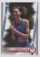 2021 Topps US Olympic & Paralympic Team and Hopefuls Vashti Cunningham #10 0a3