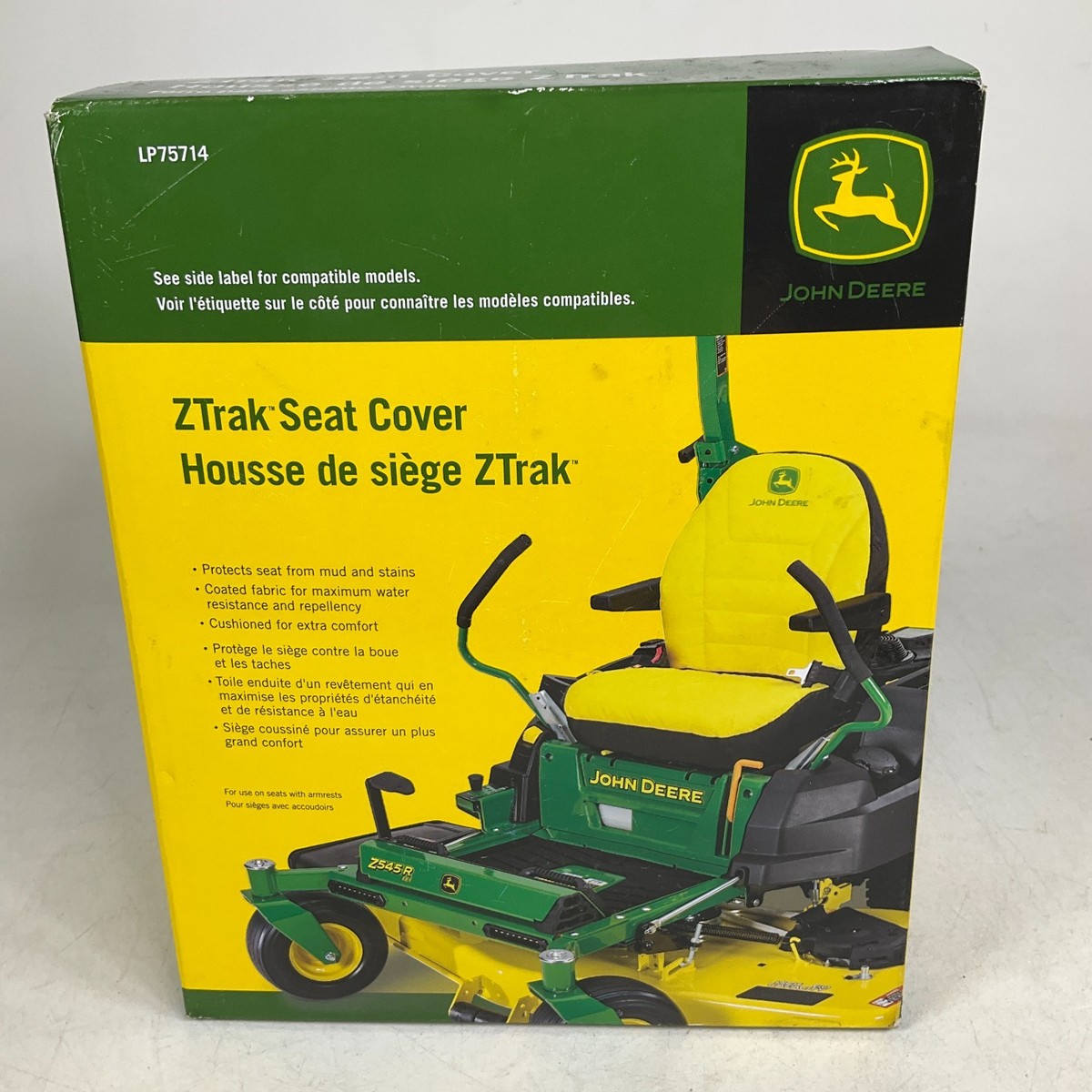 John Deere ZTrak Lawn Mower Seat Cover LP75714 NEW | eBay