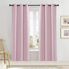 Room Darkening Curtain for Girl's Room Nursery Essential Thermal Insulated So...