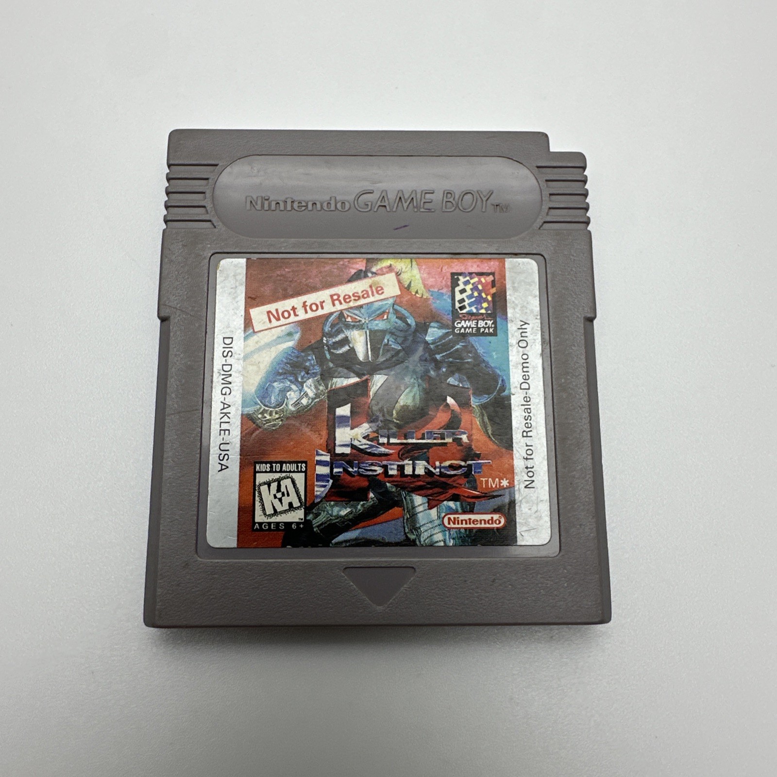 KILLER INSTINCT - NINTENDO GAMEBOY - NOT FOR RESALE KIOSK DEMO NFR VERY RARE