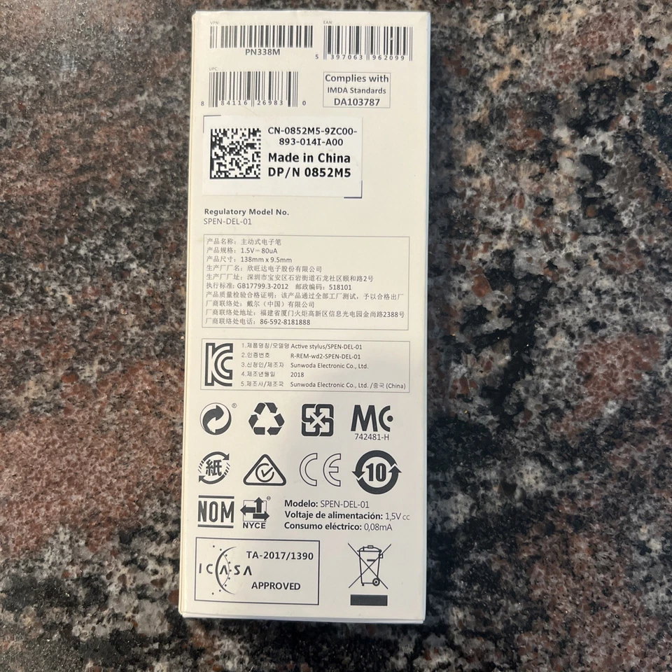 Dell PN338M Active Stylus Pen Silver. P/N VDJY3 - Image 2 of 4