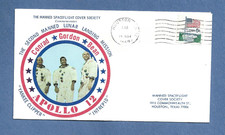 APOLLO 12 MOON LANDING NOV 19,1969 HOU MANNED SPACEFLIGHT COVER NASA