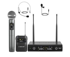 Phenyx Pro Wireless Microphone System,Metal Wireless Mic Set w/Handheld/Bodypack