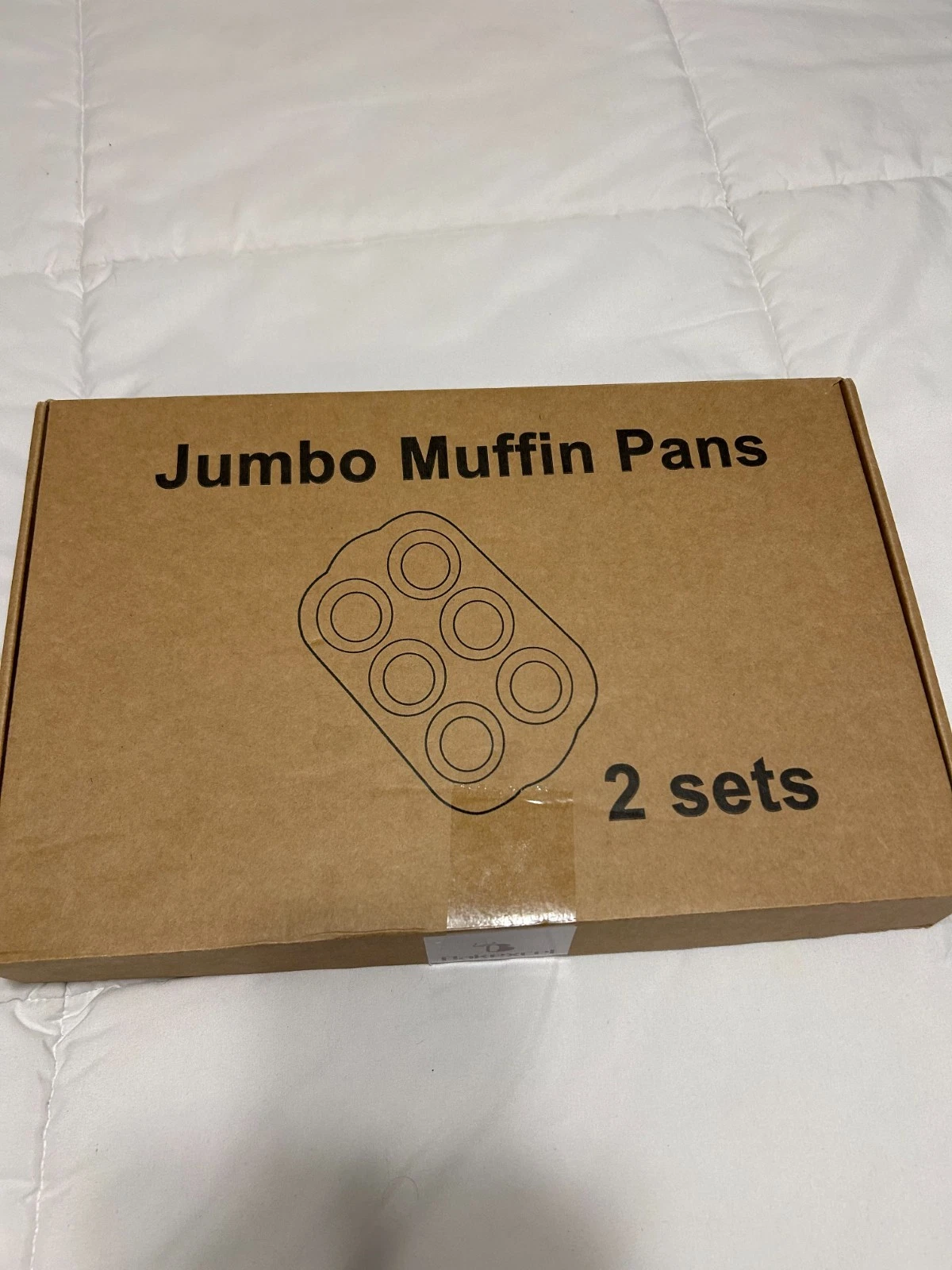 Non-Stick Jumbo Muffin Pans, 3.5" 6-Cup Set of 2 Baking Pans, Heavy Duty
Opens in a new window or ta