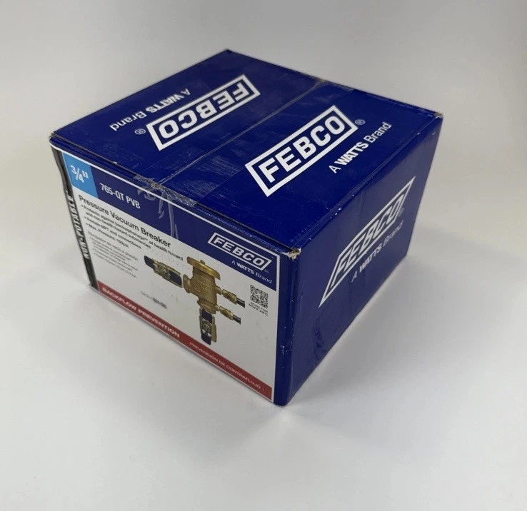 FEBCO 3/4" 765-QT PVB WATTS Pressure Vacuum Breaker Backflow Preventer Valve - Image 2 of 2
