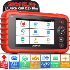 2026 LAUNCH CRP123X PLUS PRO PROFI Auto OBD2 Diagnosegerät Alle Systeme TPMS