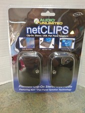 Audio Unlimited netClips Clip on Stereo USB Audio Speakers