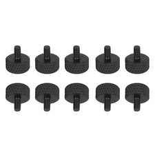 M3.5x6mm DXL Knurled Thumb Screws - 10Pack - Good for PC Computer Cases - Al...