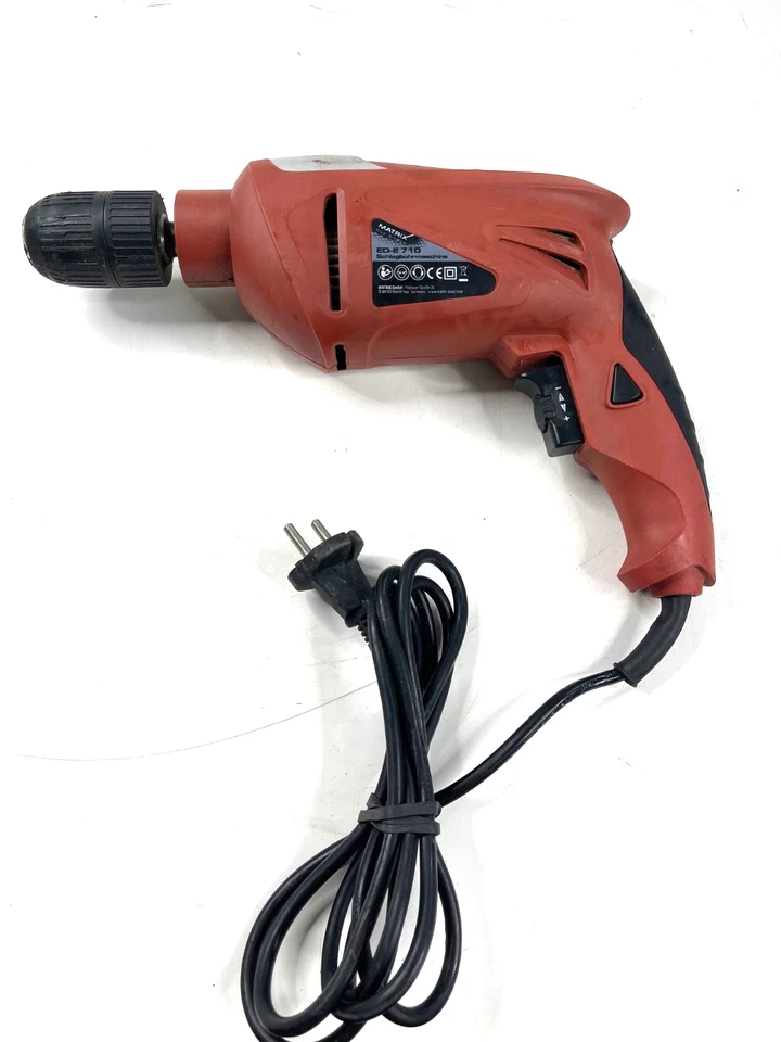 Schlagbohrmaschine ED-E 710 von Matrix Farbe rot orange 710 Watt - Image 3 of 4