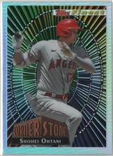Shohei Ohtani 2022 Topps Finest Corner Stone Insert Card #94FC-SO
