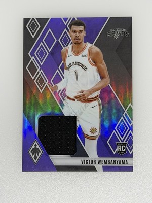 Victor Wembanyama 2023-24 Phoenix Rookie Material Patch Purple Prizm /99 #RM-WEM