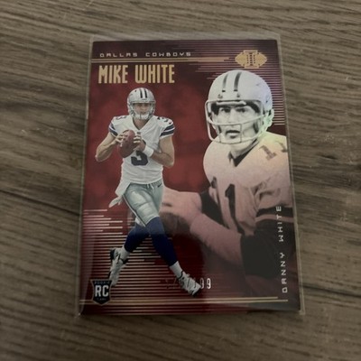 2018 Panini Illusions Mike White/Danny White Red RC #/199 #32 - Cowboys/NY Jets