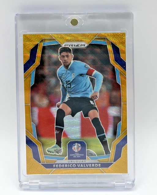 2024 Panini Prizm Copa America FEDERICO VALVERDE Gold Wave Prizm 1/1