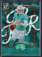 2025 Panini Donruss - Quinn Ewers Rated Rookies Retro #13 Miami Dolphins RC