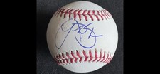 Canaan Smith Njigba AUTH AUTO “SWEET SPOT” Manfred ROMLB NY YANKEES