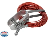 Winter Block Heavy-Duty Pool Cover Winch and Cable Kit for 15' or Smaller Rou