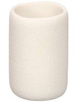 ZahnbüRstenhalter Zahnputzbecher ZahnbüRstenbecher Creme Polyresin Badezimmer