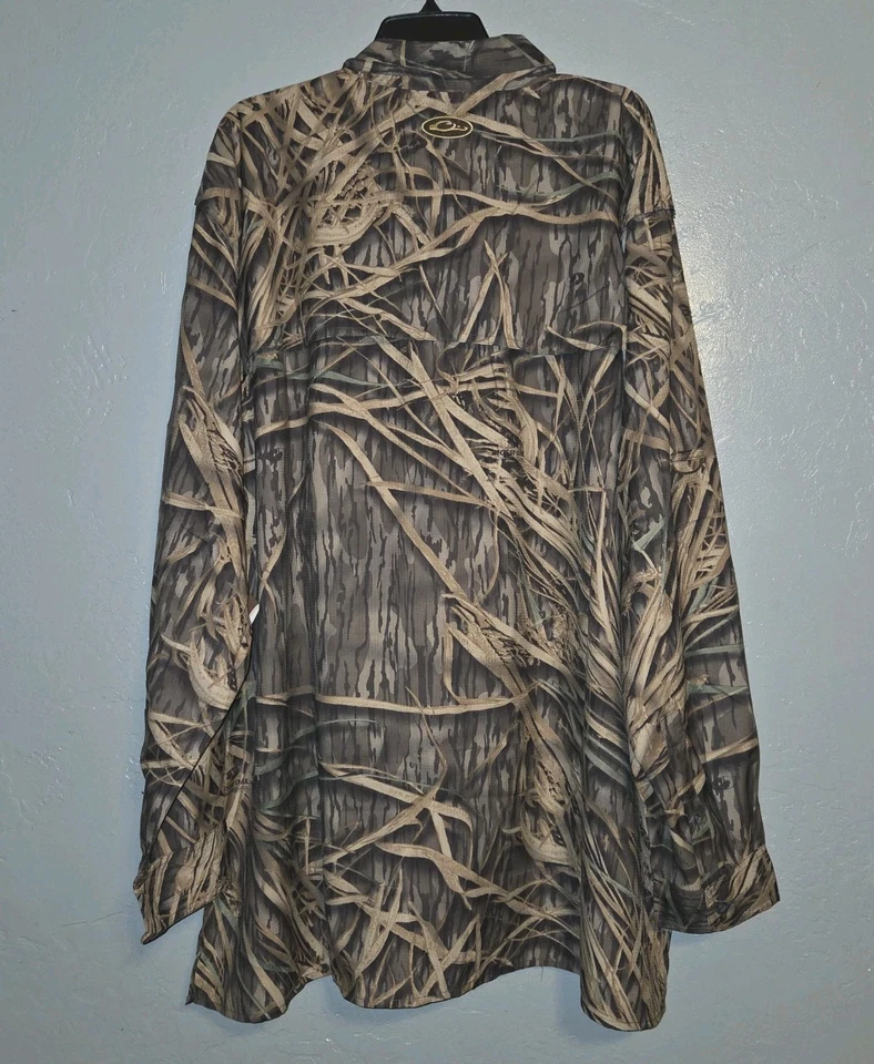 Drake Waterfowl Flyweight 8 Shot Long Sleeve Shirt New With Tags 3x - Image 3 of 4
