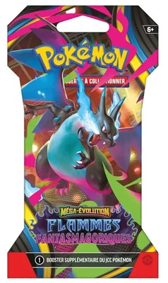 POKEMON - ME02 : Flammes Fantasmagoriques - Booster Blister de 10 cartes - FR