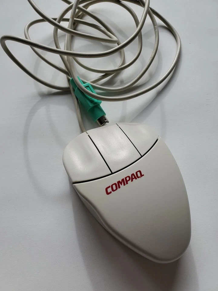 Vintage Compaq/Logitech Mouseman M-S38, mechanische Maus, PS/2 - Bild 3 von 4