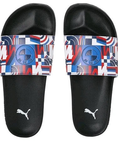 Sandalo PUMA unisex BMW MMS Leadcat 2.0 Slide taglia 3; forte blu P bianco P nero
