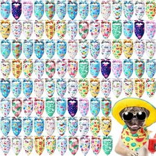 100 Pieces Dog Bandanas Bulk, Bandanas for Dogs Pet Triangle Scarf, Puppy Dog...