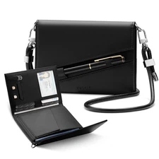 Passport Holder Wallet for Travel Women, RFID Blocking Leather Passport Card ...