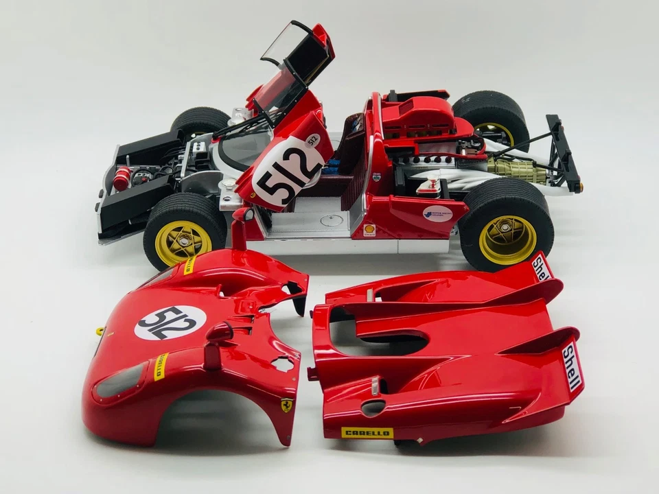 HOT WHEELS ELITE T6253 FERRARI 512 S NICK MASON OF PINK FLOYD 1.18 - Photo 3/4