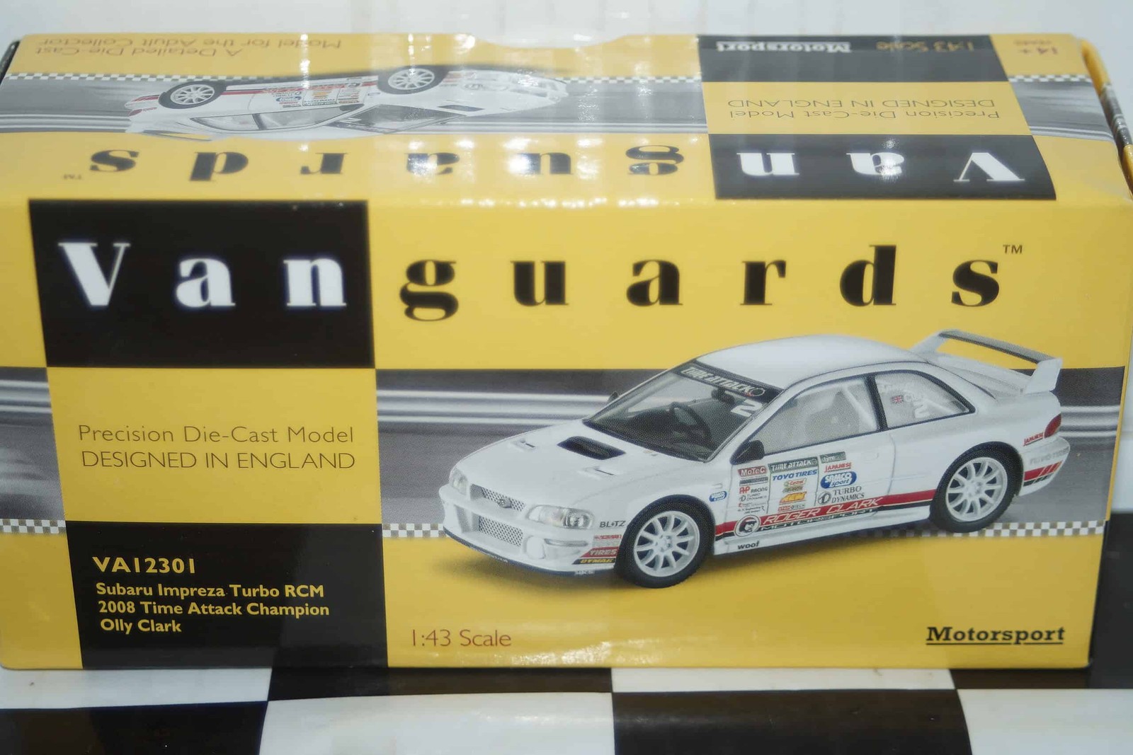Vanguards Subaru Impreza Turbo RCM 2008 Champion VA12301 1:43 Scale