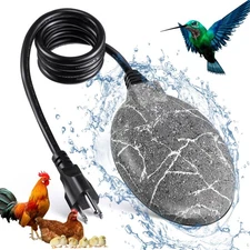 Bird Bath Heaters for Outdoors in Winter, 60W Chicken Water Heater Small Pond...