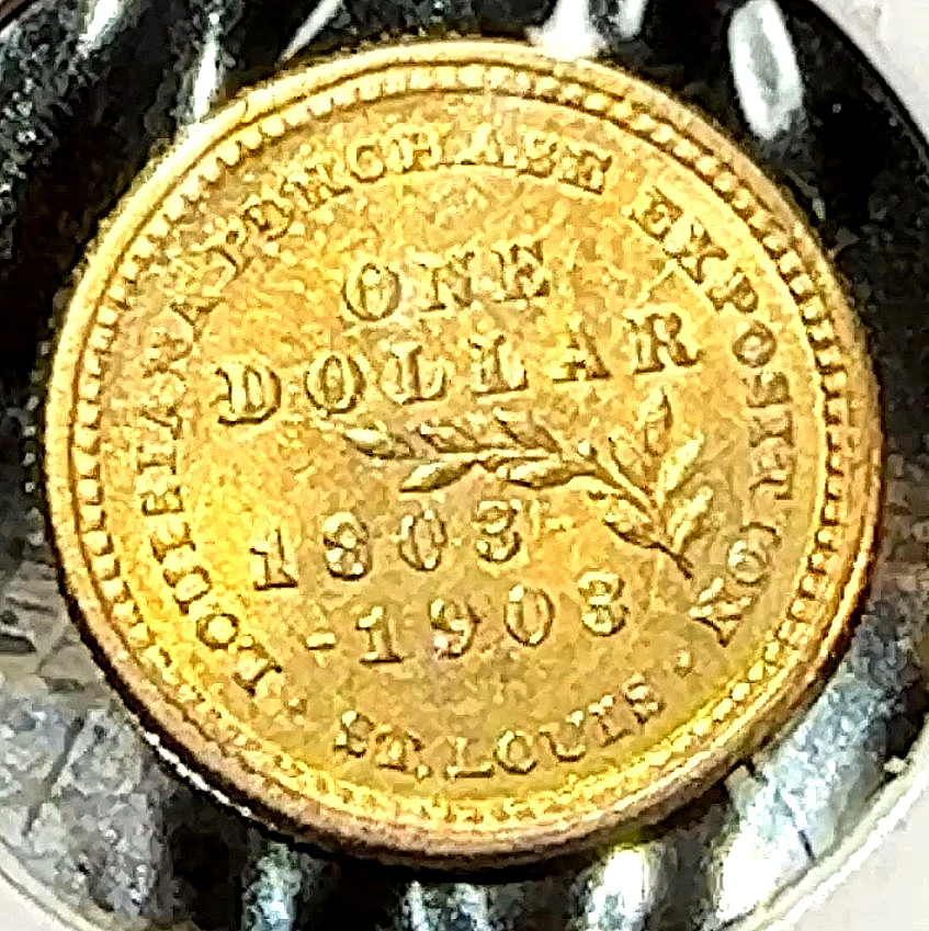 1903 McKinley Gold Dollar Nice Original Very Choice AU+ Best Price Ebay* CHRC - Image 2 of 2