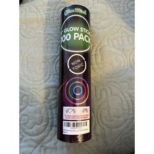 Glow Sticks Bulk Party Favors 100pk - 8" Glow in the Dark Party Supplies, Light